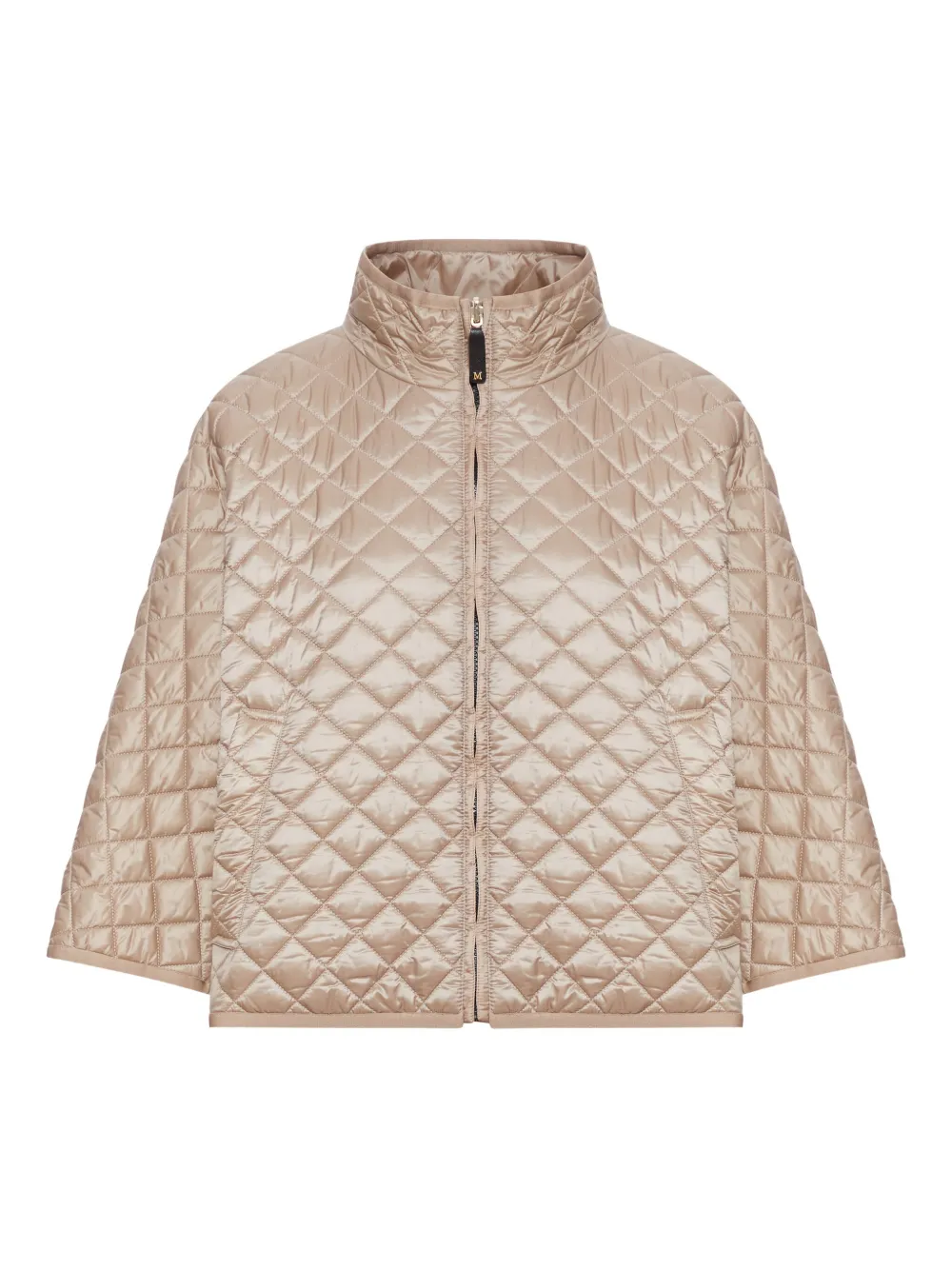 Max Mara Dolphin quilted high-neck jacket Beige
