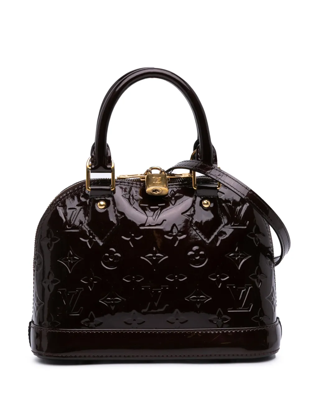 Louis Vuitton Pre-Owned 2015 Monogram Vernis Alma BB satchel | Purple | Image 1