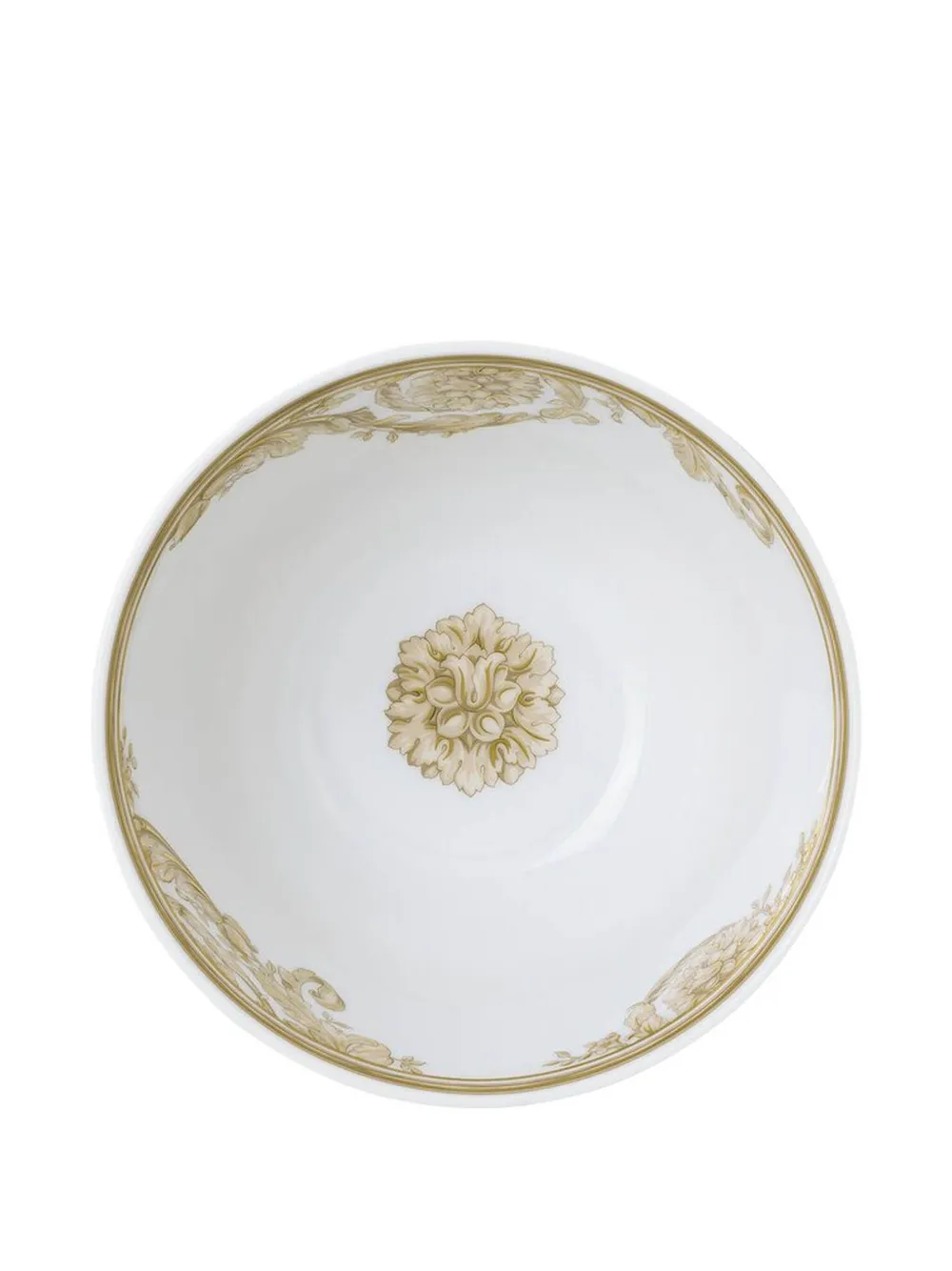  Versace Barocco-print Bowl - Neutrals 