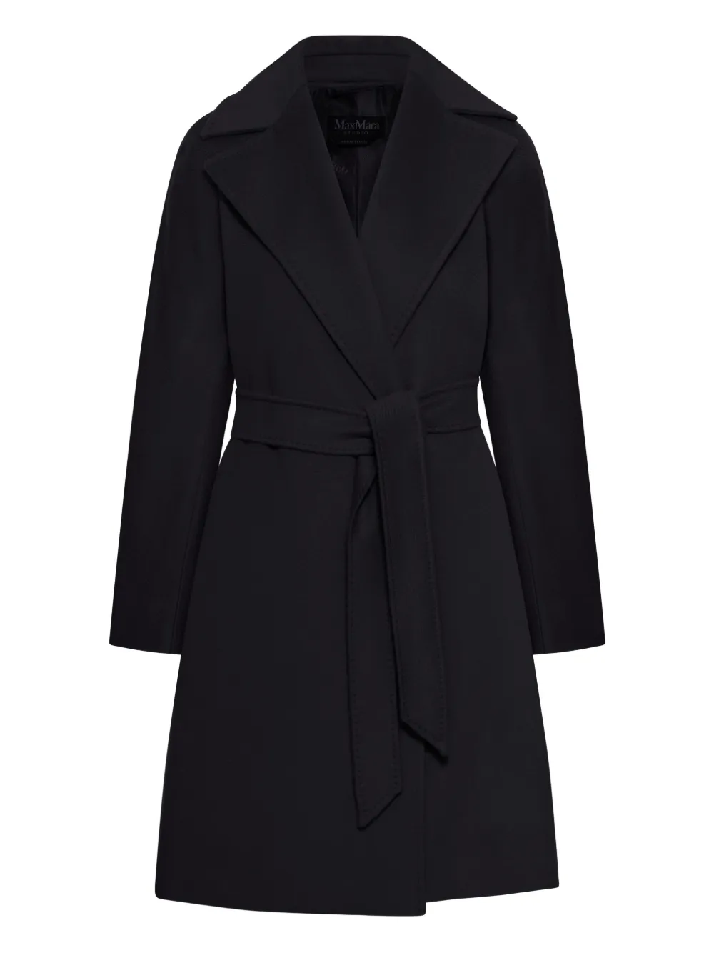 Max Mara Dravenna belted coat Zwart