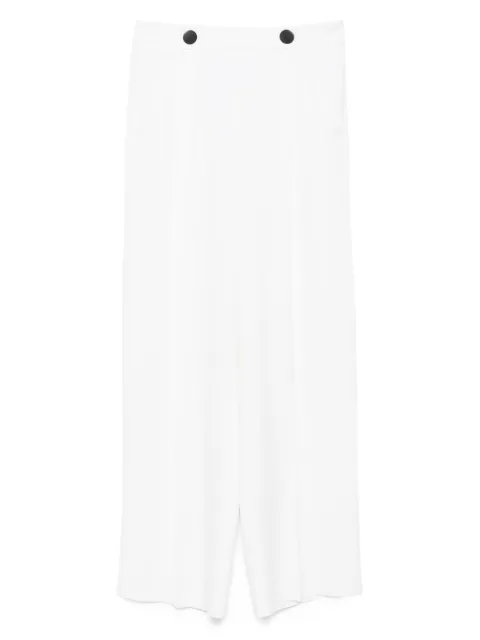 Giorgio Armani button-fastening silk trousers