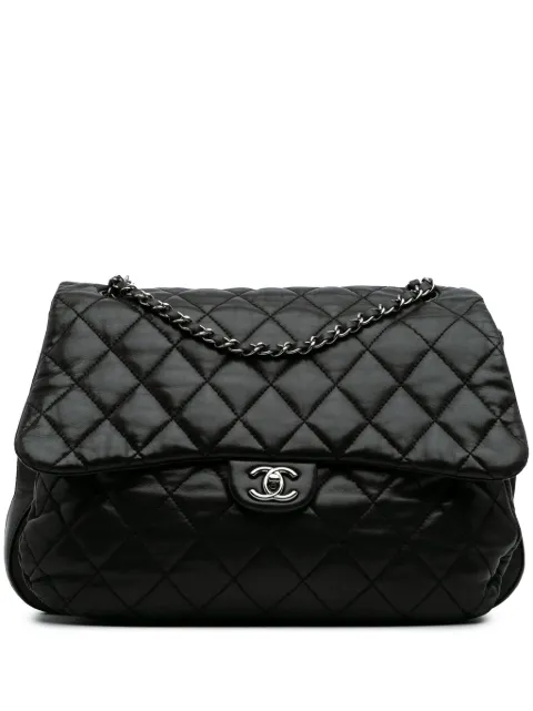 CHANEL Pre-Owned Borsa a spalla 3 Flap maxi in pelle di vitello trapuntata 2011