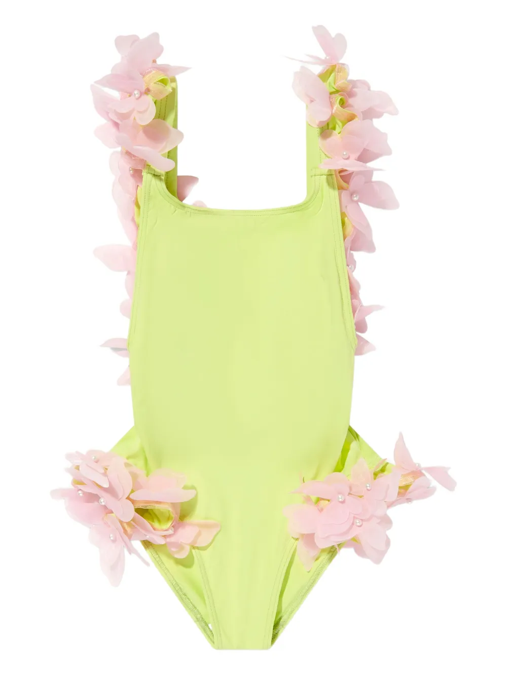 SELINIACTION KIDS butterfly-embellished swimsuit Groen