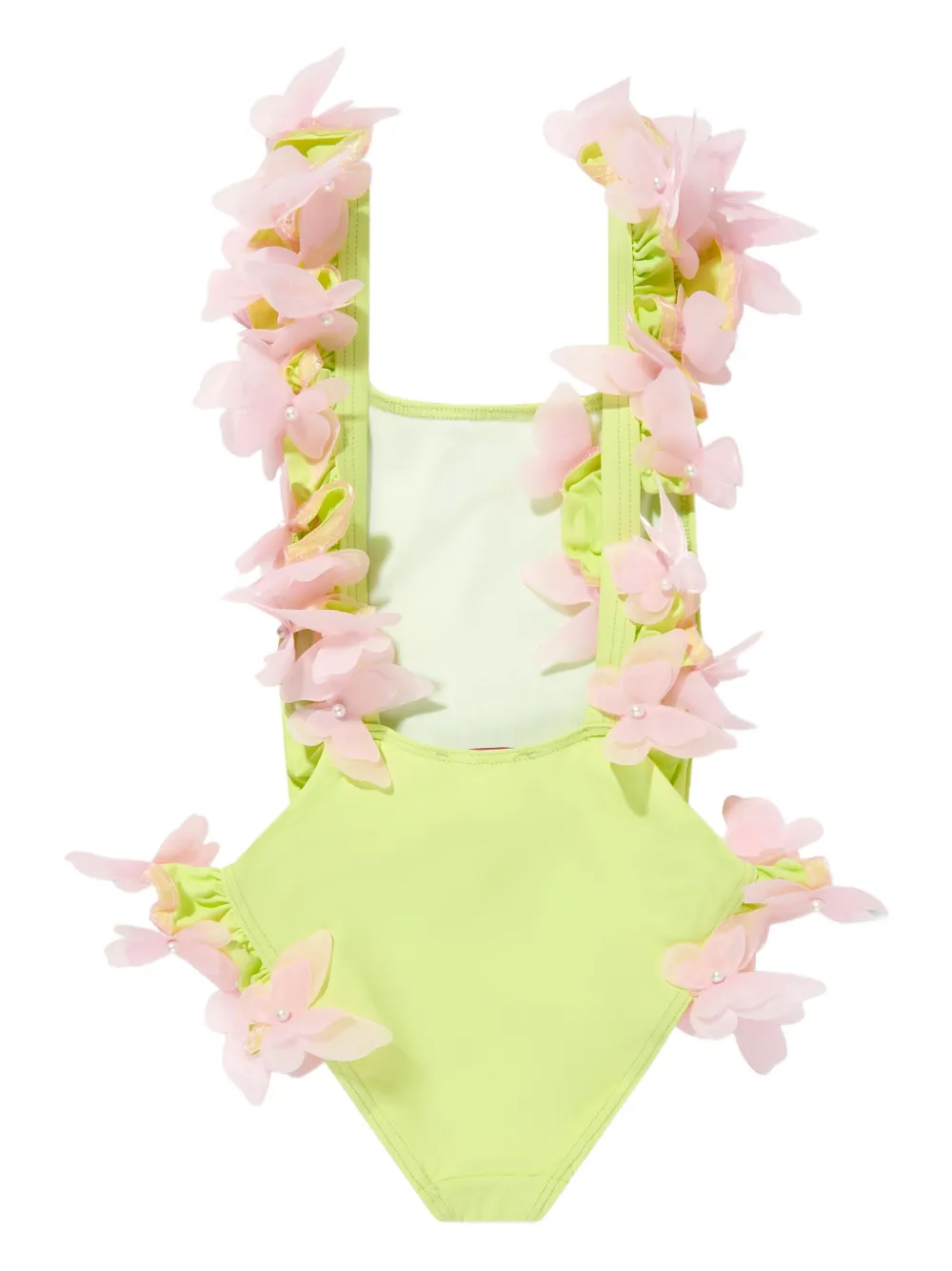 SELINIACTION KIDS butterfly-embellished swimsuit Groen