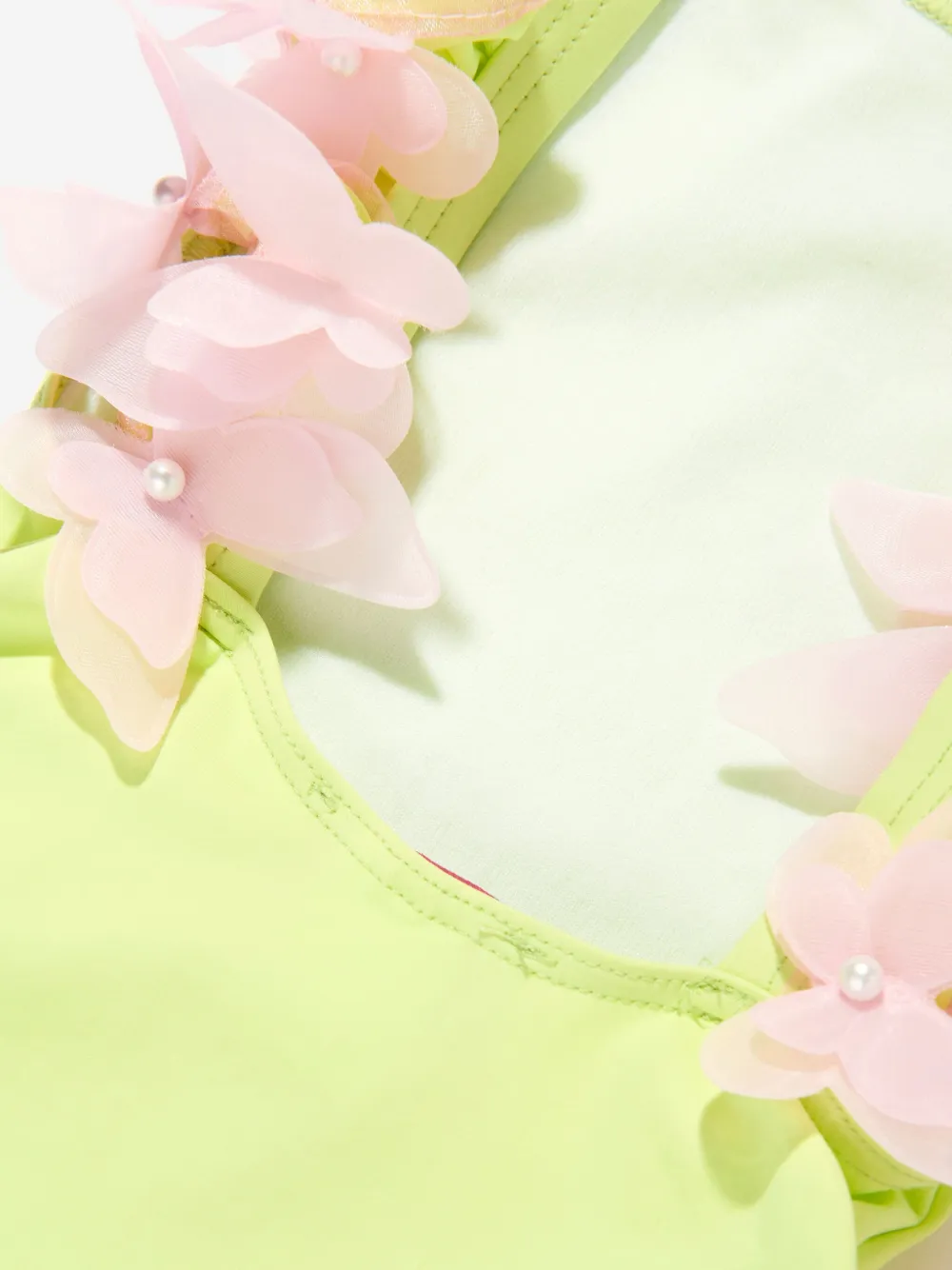 SELINIACTION KIDS butterfly-embellished swimsuit Groen