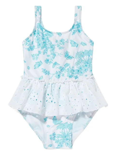 SELINIACTION KIDS floral-print swimsuit