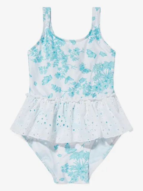 SELINIACTION KIDS floral-print swimsuit