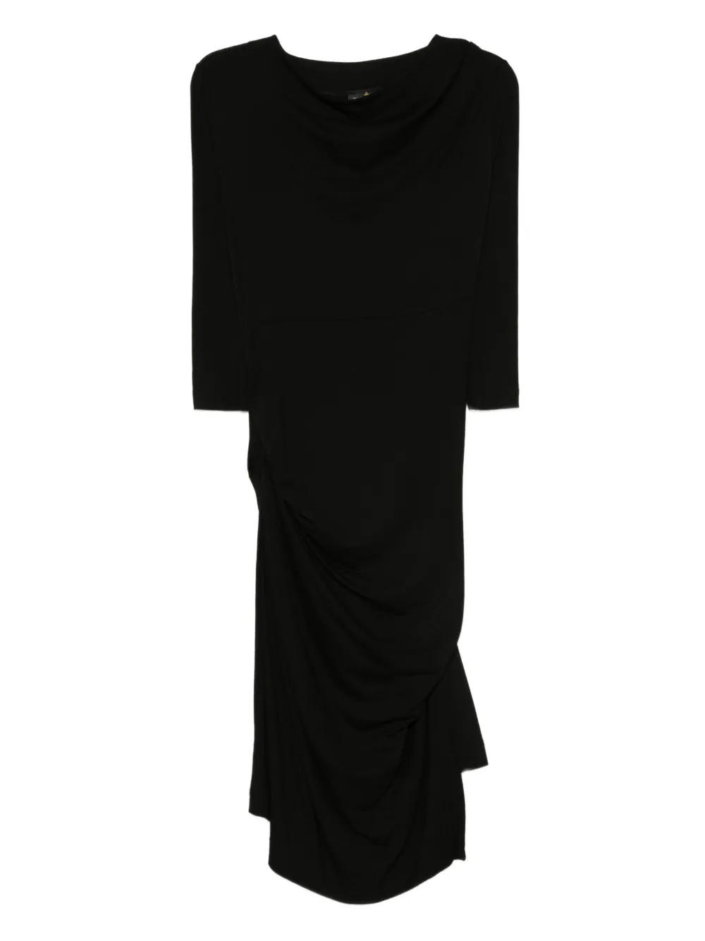 2014 draped asymmetrical dress