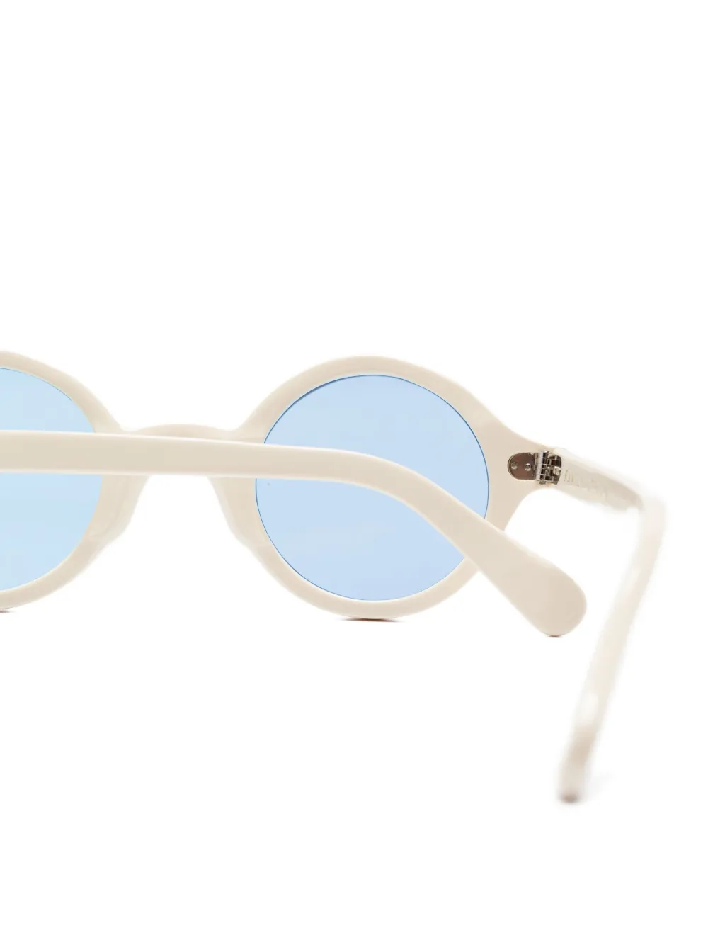 Family Affair Hopkins zonnebril met rond montuur Beige