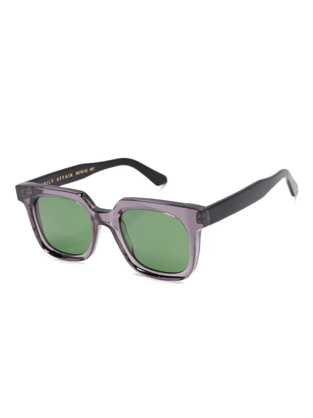 Family Affair Bowie square-frame sunglasses Zwart