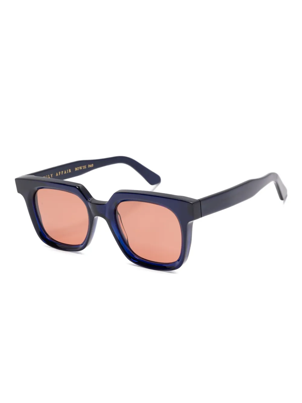 Family Affair Bowie Abyss square-frame sunglasses Blauw