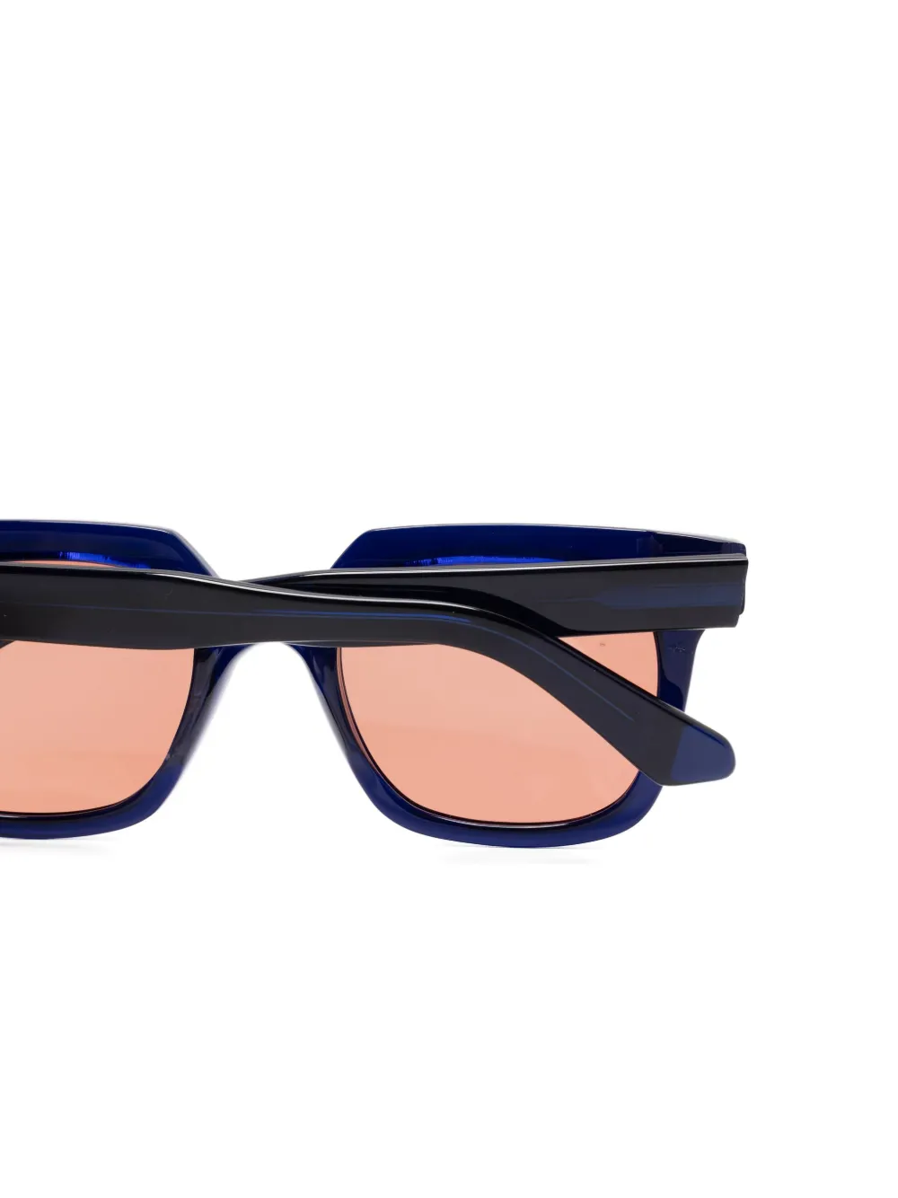 Family Affair Bowie Abyss square-frame sunglasses Blauw