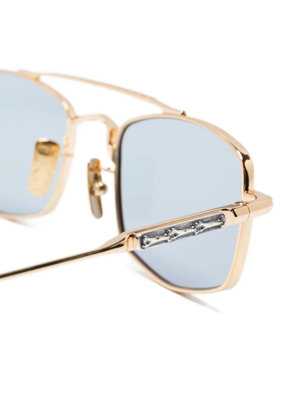 Cutler & Gross x TGF Bowie rectangle sunglasses Goud