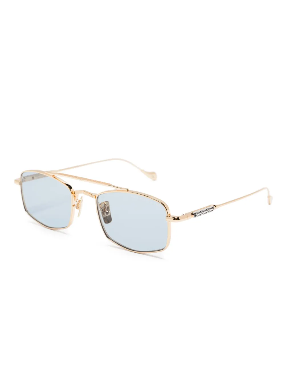 Cutler & Gross x TGF Bowie rectangle sunglasses Goud