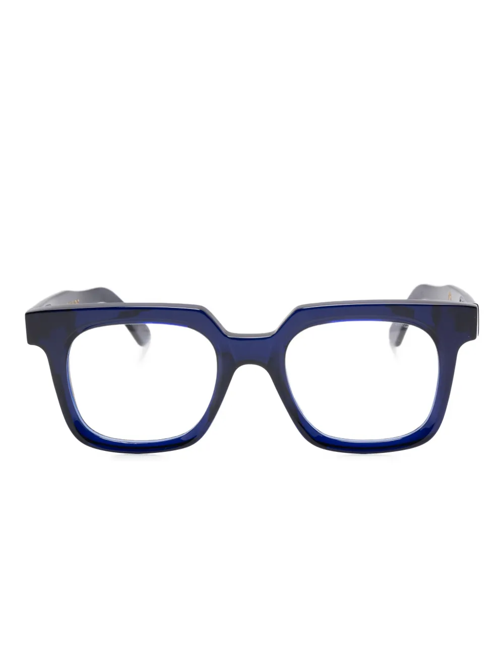 Family Affair Bowie square-frame glasses - ブルー Family Affair Bowie square-frame glasses - ブルー