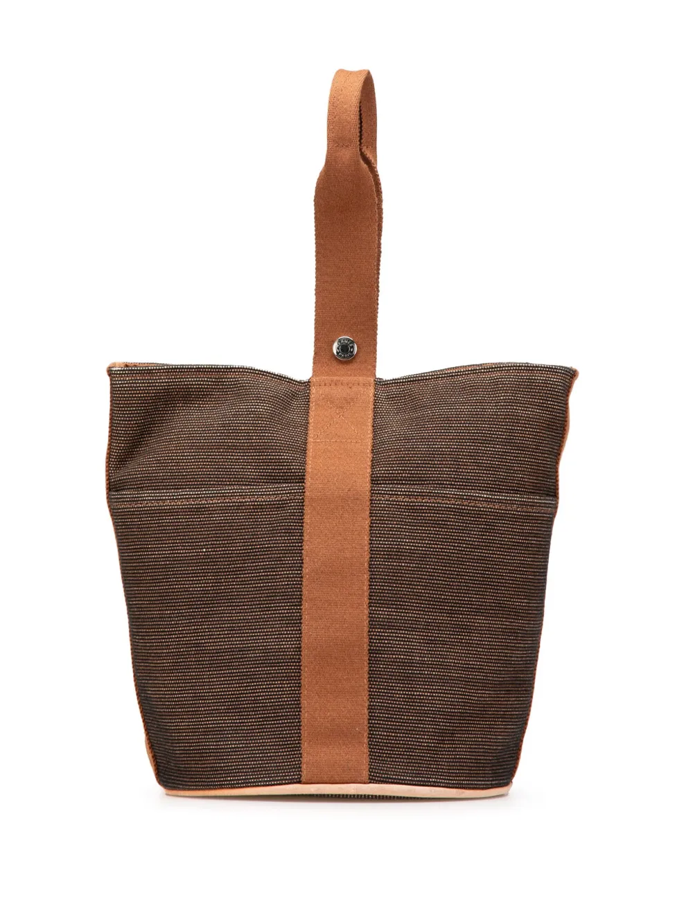 Hermès Pre-Owned 1990-2010 Toile Saxo MM bucket bag | Brown | Image 1