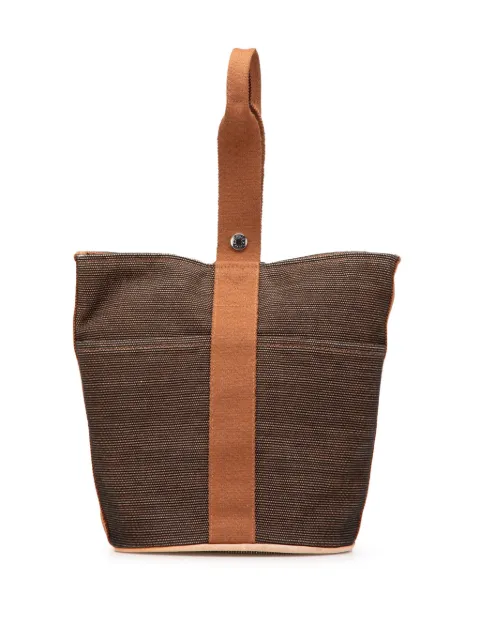 Hermès Pre-Owned 1990-2010 Toile Saxo MM bucket bag