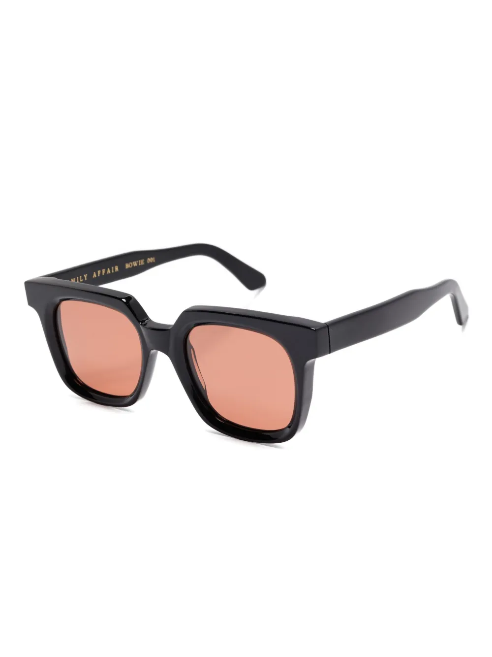 Family Affair square-frame sunglasses - Zwart