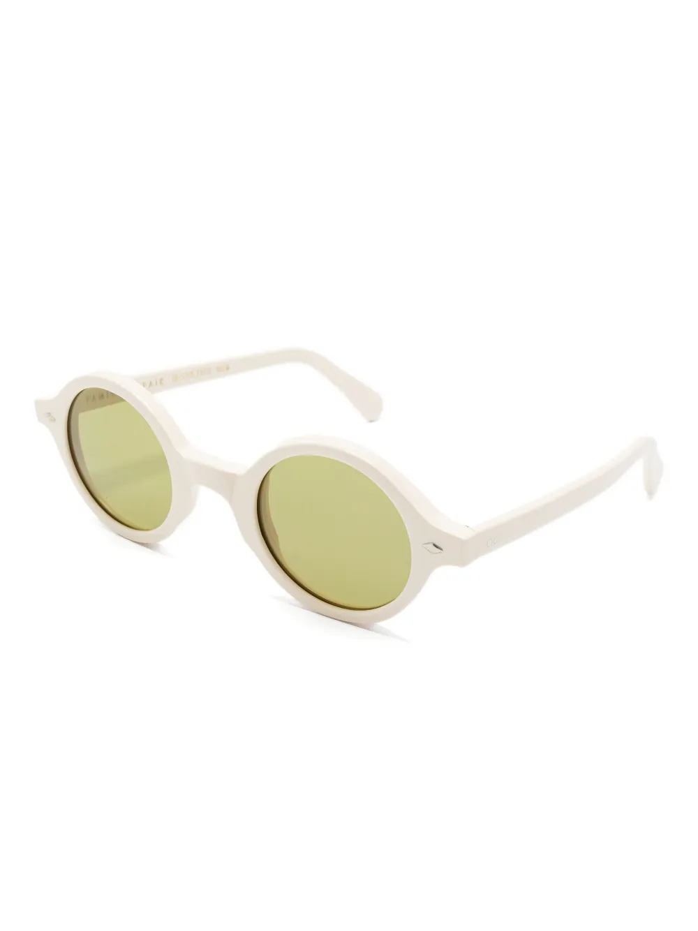 Family Affair Hopkins zonnebril met rond montuur - Beige