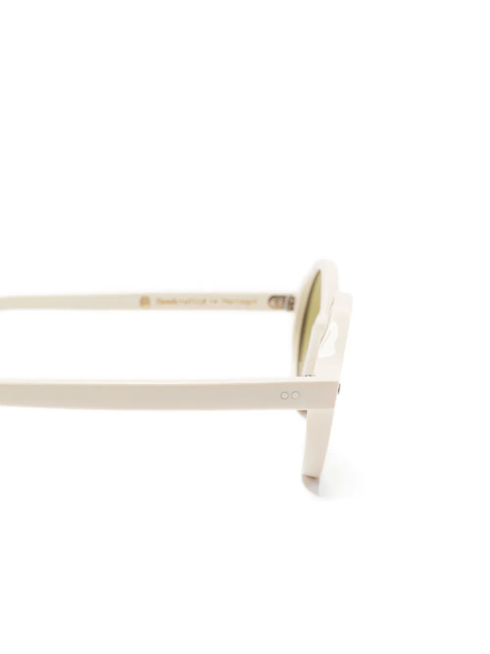 Family Affair Hopkins zonnebril met rond montuur Beige
