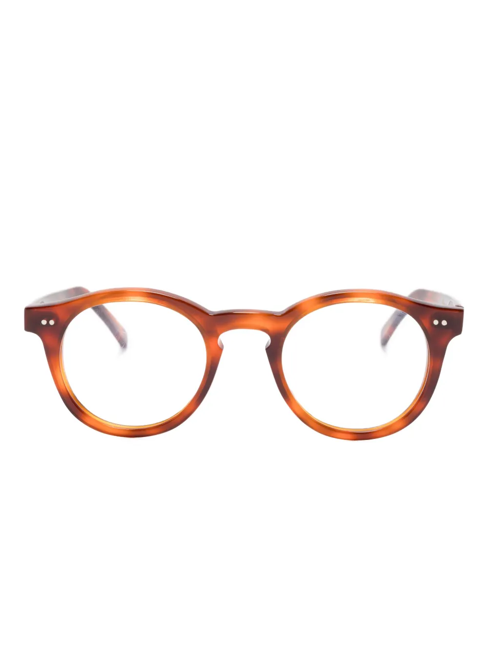 Family Affair round acetate frames - ブラウン Family Affair round acetate frames - ブラウン