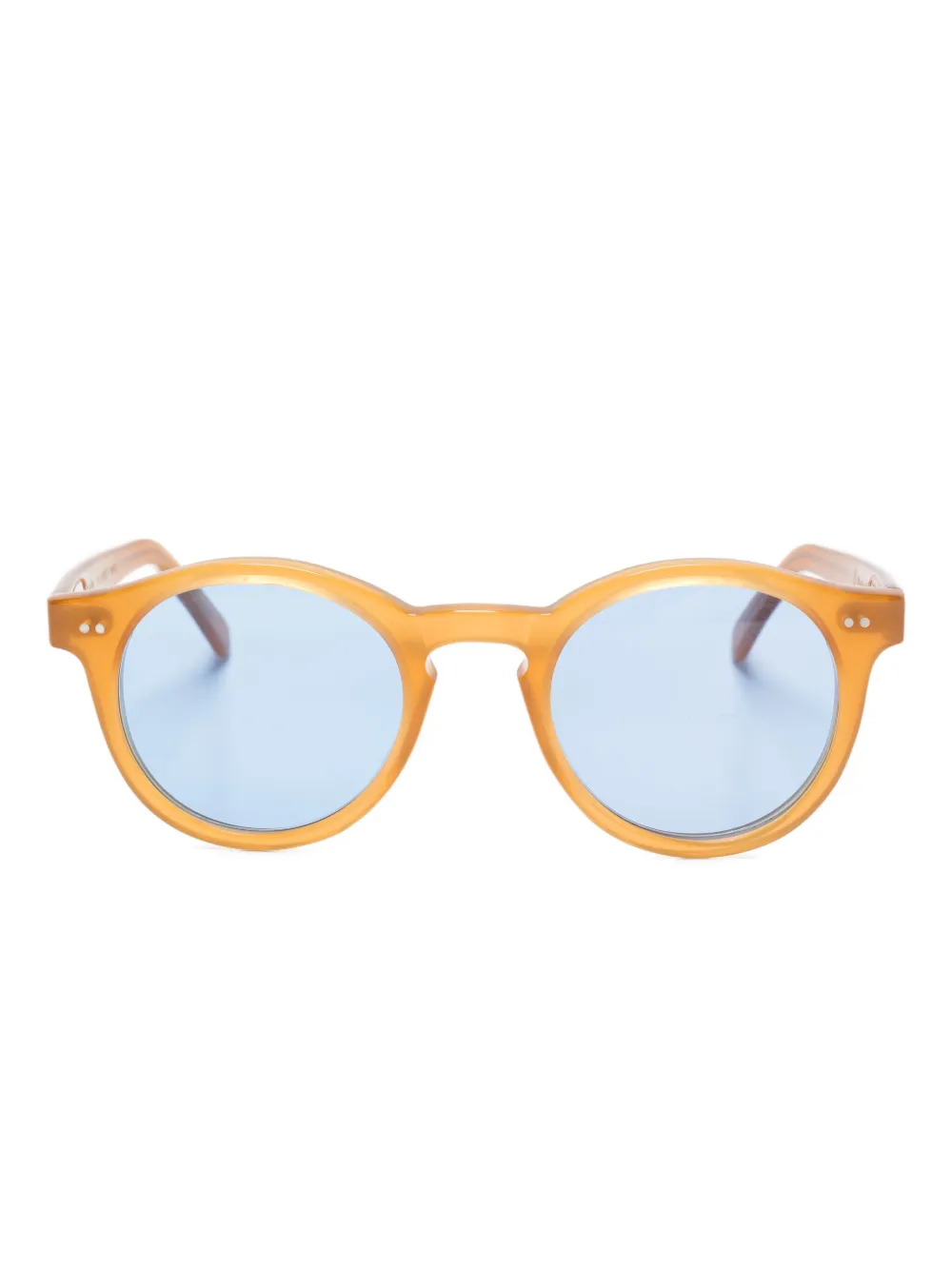 Family Affair round-frame sunglasses - Marrone