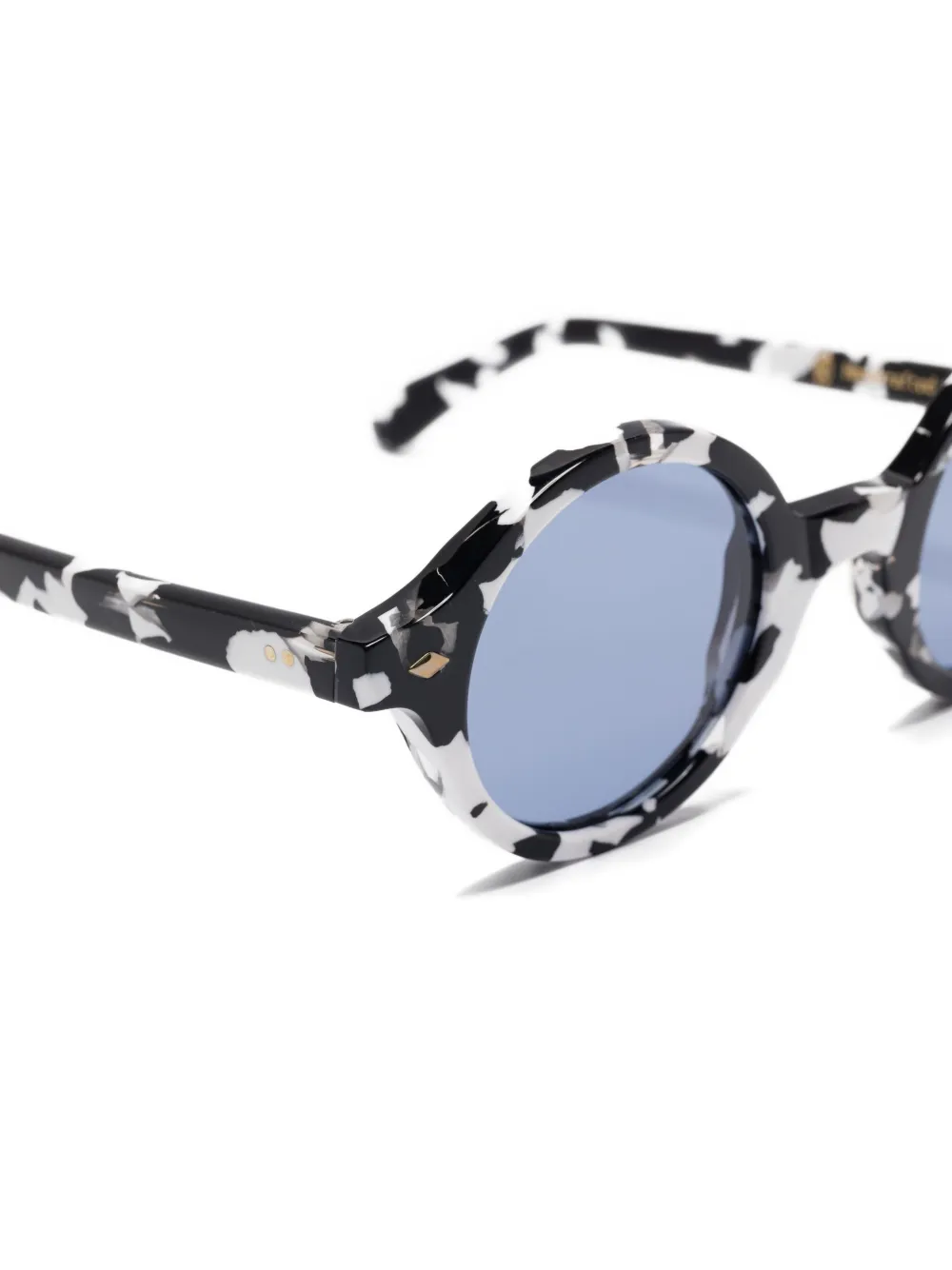 Family Affair Hopkins round-frame sunglasses Zwart
