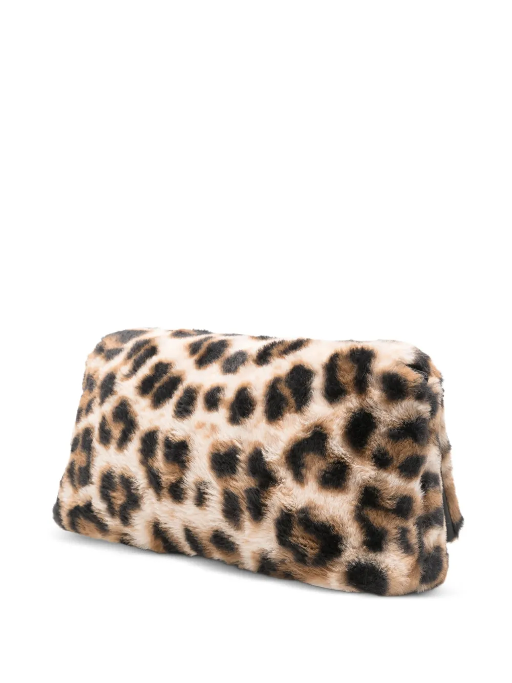 LIU JO Tas met luipaardprint en kettinghengsel Beige