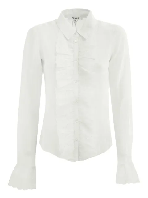 FRAME ruffled shirt