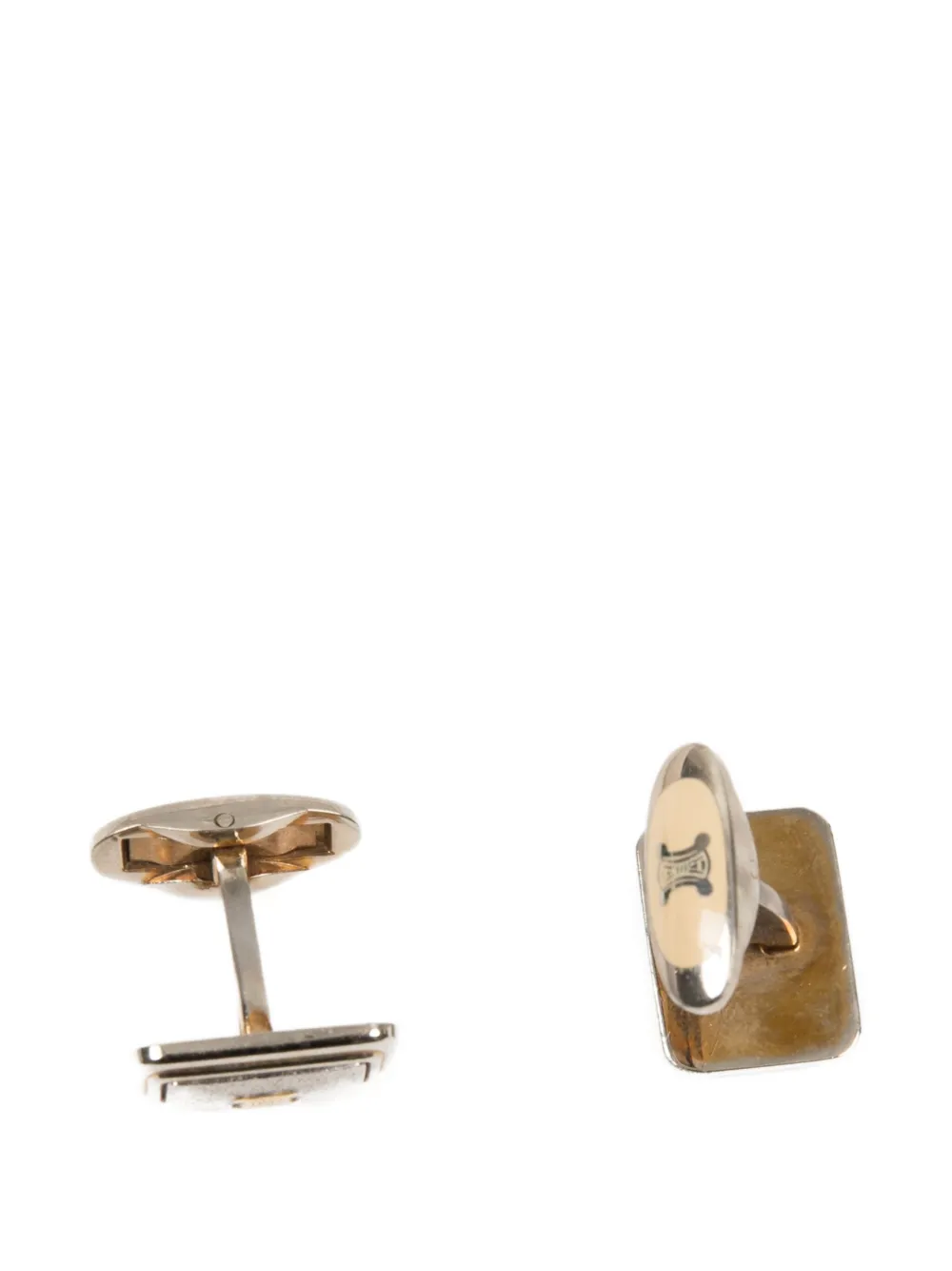 Céline Pre-Owned 1990s Triomphe cufflinks | Image 2