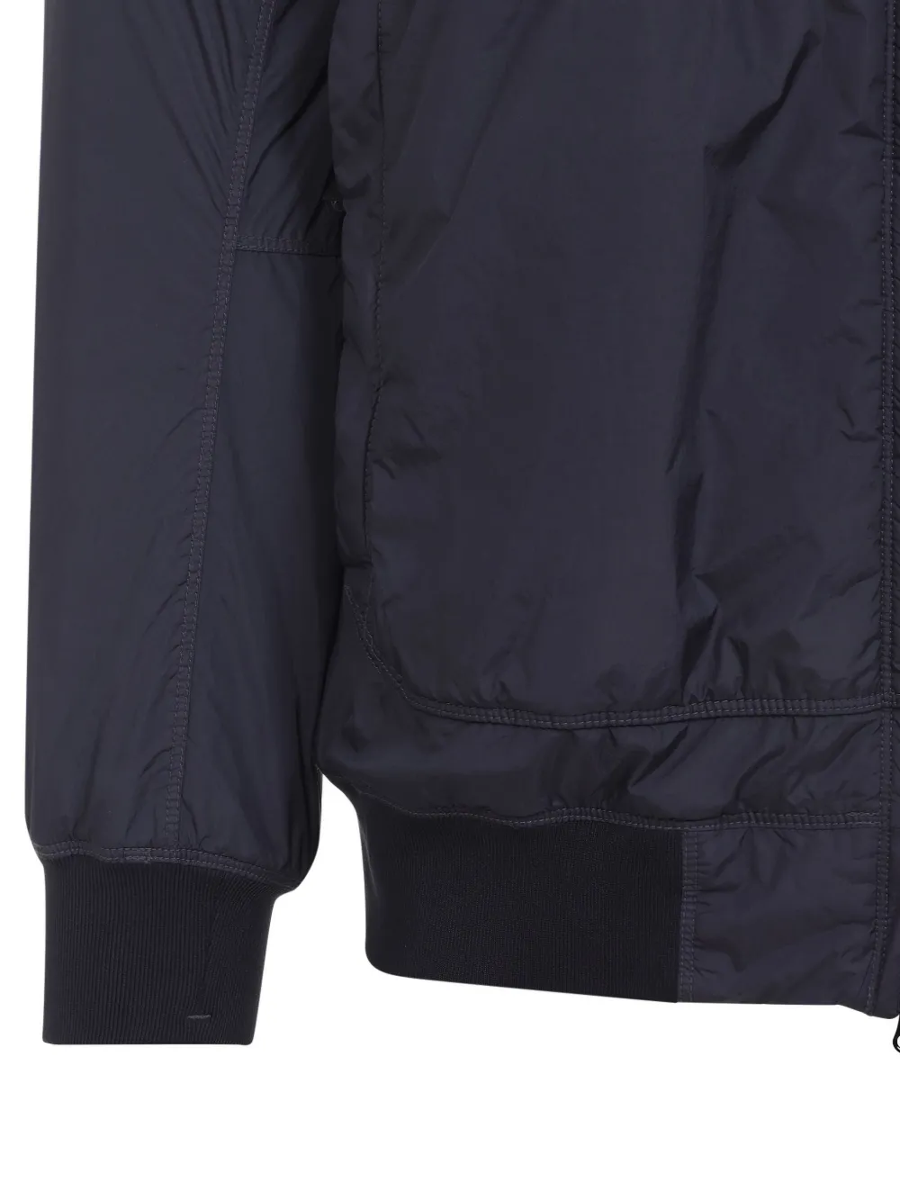 Stone Island hooded panelled coat Blauw