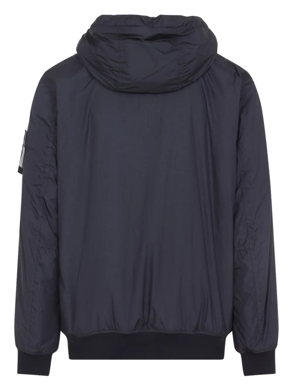 Stone Island hooded panelled coat Blauw