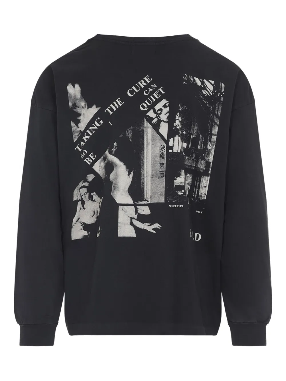 Enfants Riches Déprimés Katoenen sweater met logoprint - Zwart
