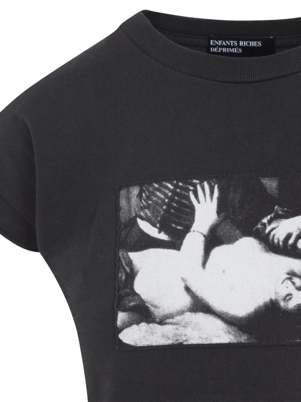 Enfants Riches Déprimés Katoenen T-shirt met grafische print Zwart