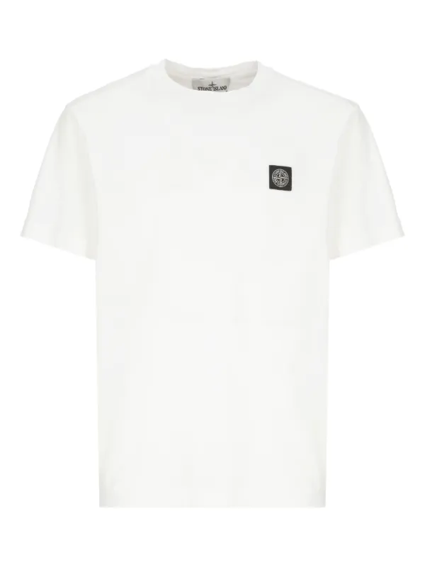 Stone Island Compass-patch T-shirt | White | FARFETCH
