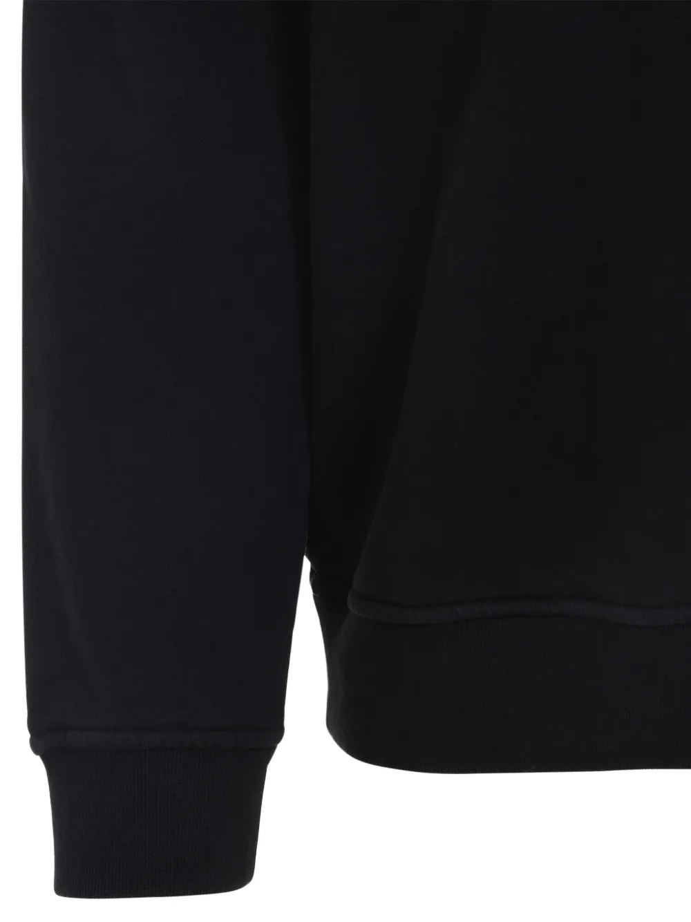 Stone Island pocket-detail crew neck sweatshirt Zwart