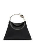 ERDEM Midi Bloom tulip-handle leather tote bag - Black