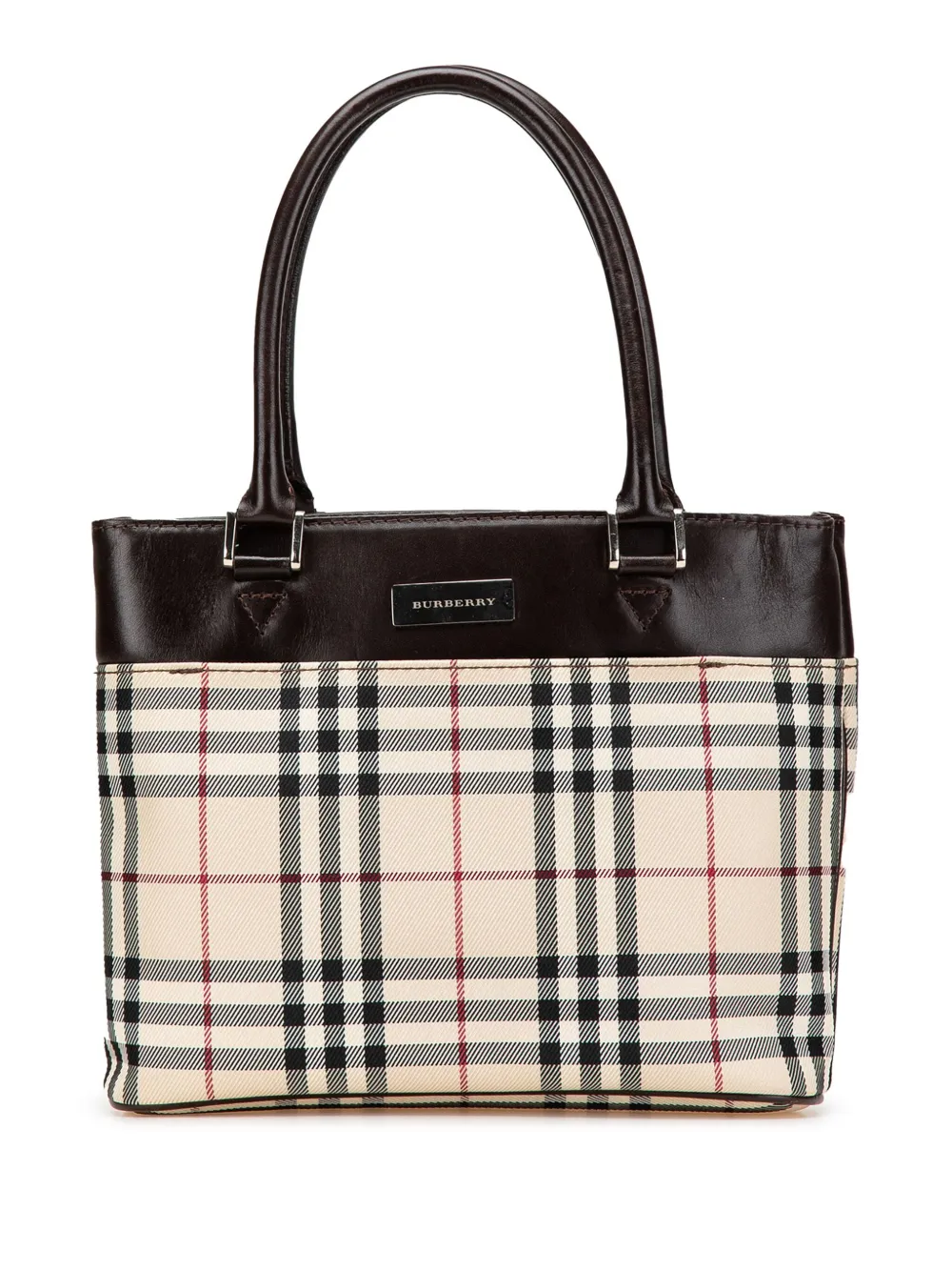 Burberry Pre-Owned 2000-2017 House Check Canvas handbag | Brown | Image 1