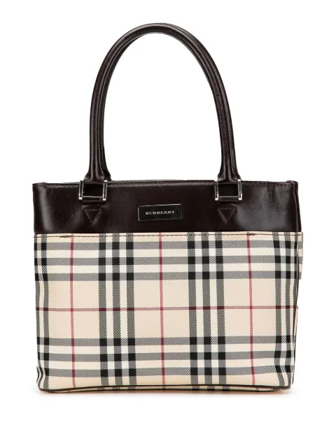 Burberry Pre-Owned 2000-2017 House Check Canvas handbag