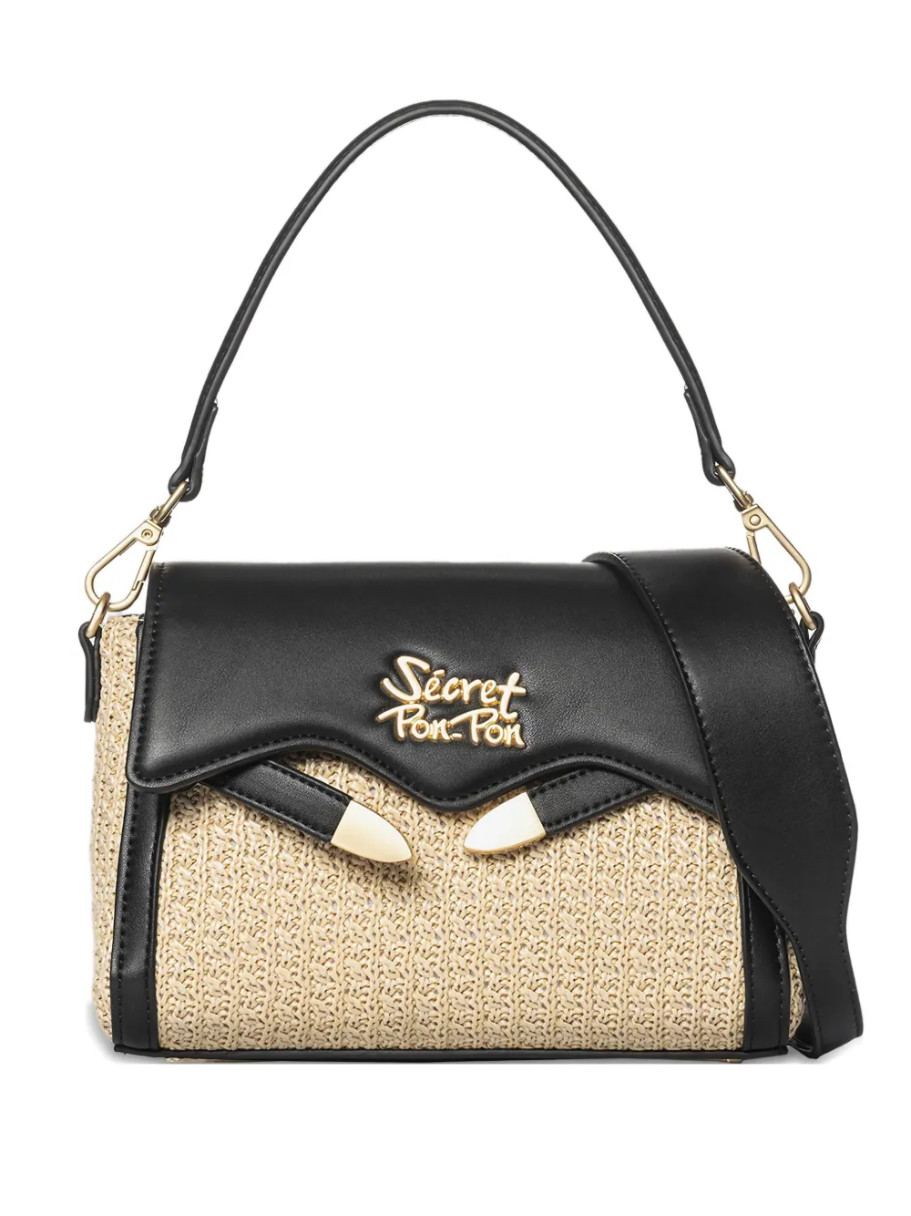 Secret Pon Pon mini Quira shoulder bag | Black | Image 1