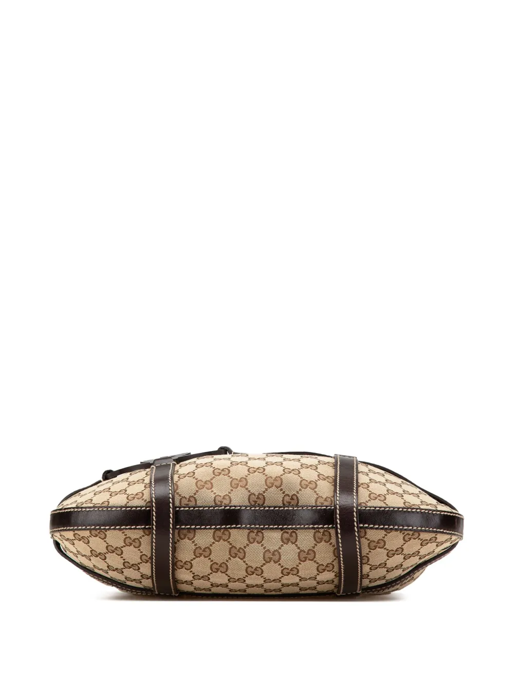 Pre-owned Gucci 2000-2015 Gg Canvas Royal Hobo Bag In Brown