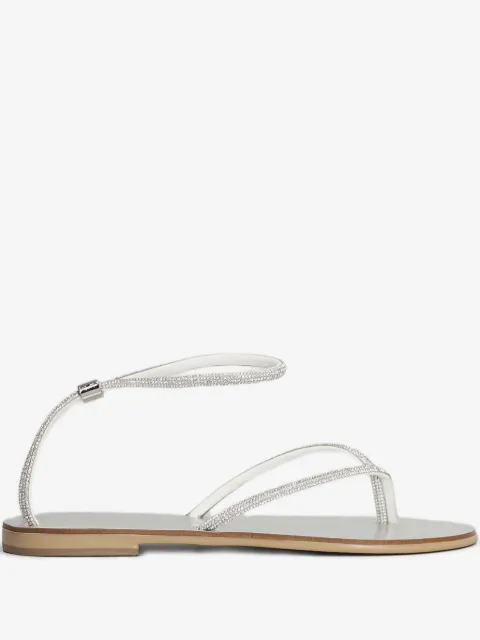Nicolas Lainas sandalias con detalles de cristal