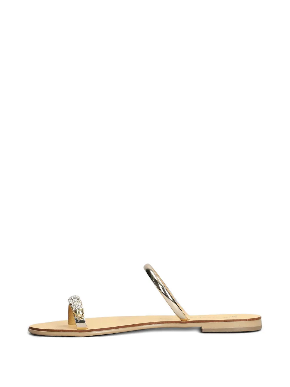 Nicolas Lainas Arch Kythnos platte sandalen Goud