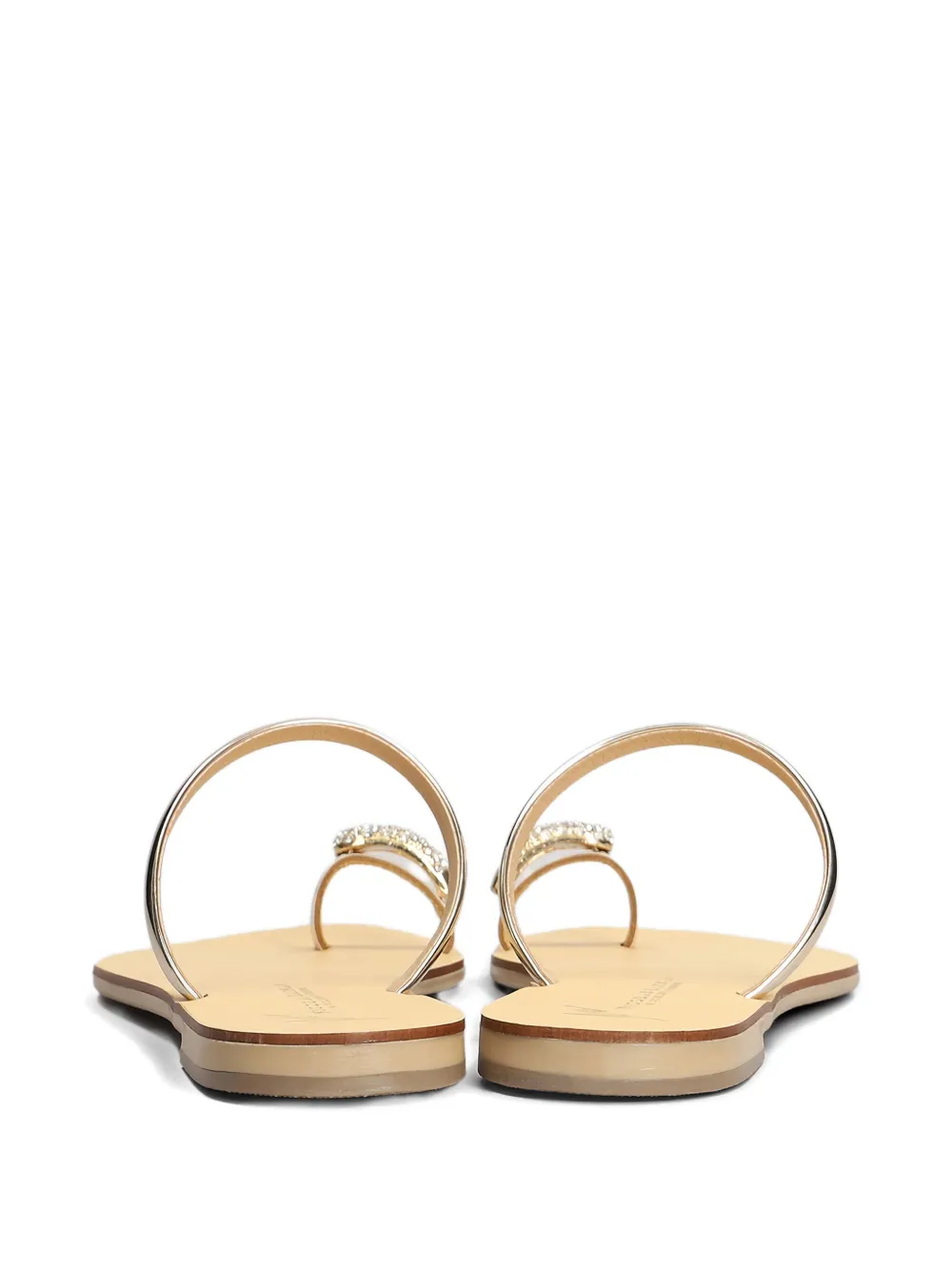 Nicolas Lainas Arch Kythnos platte sandalen Goud