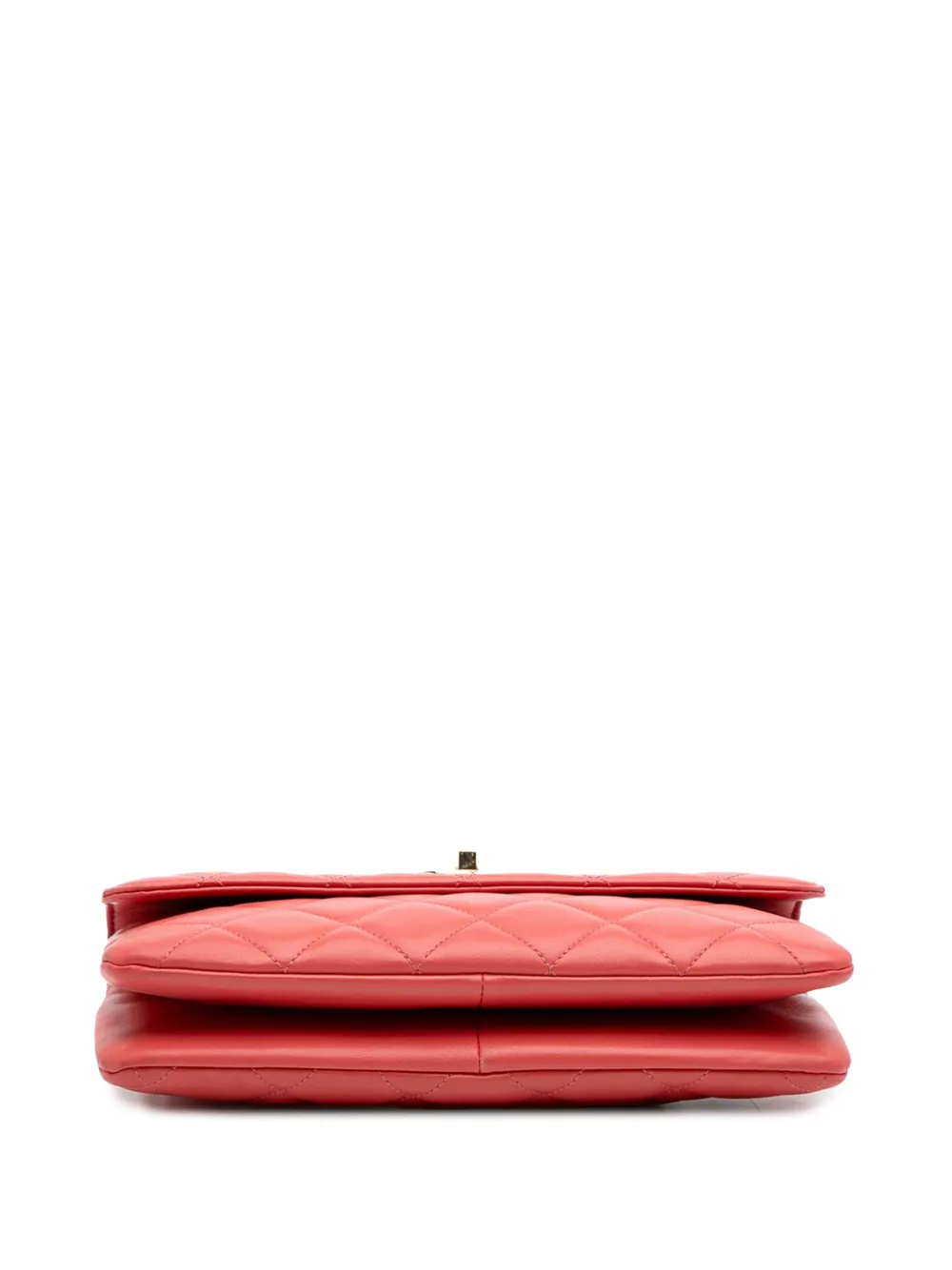 Pre-owned Chanel 2016-2017 Quilted Lambskin Trendy Cc Flap Shoulder Bag In Pink