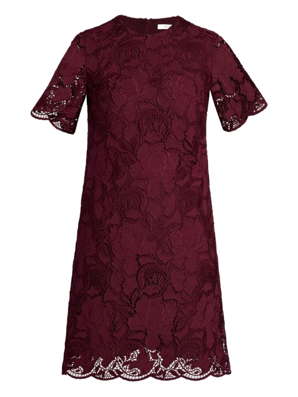 ERDEM Mini-jurk met bloemenkant Rood