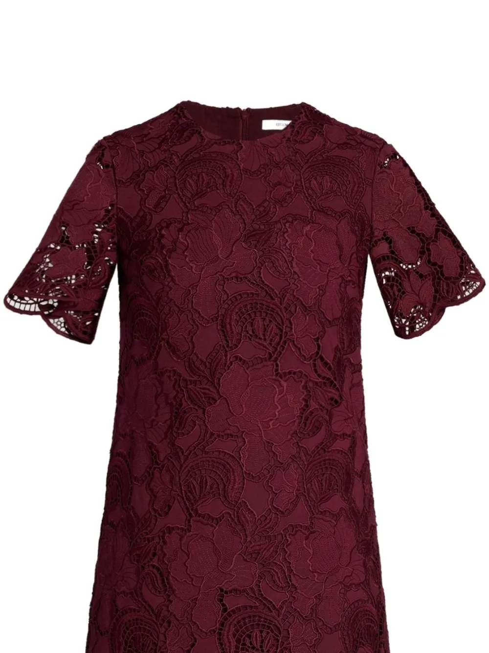 ERDEM Mini-jurk met bloemenkant Rood