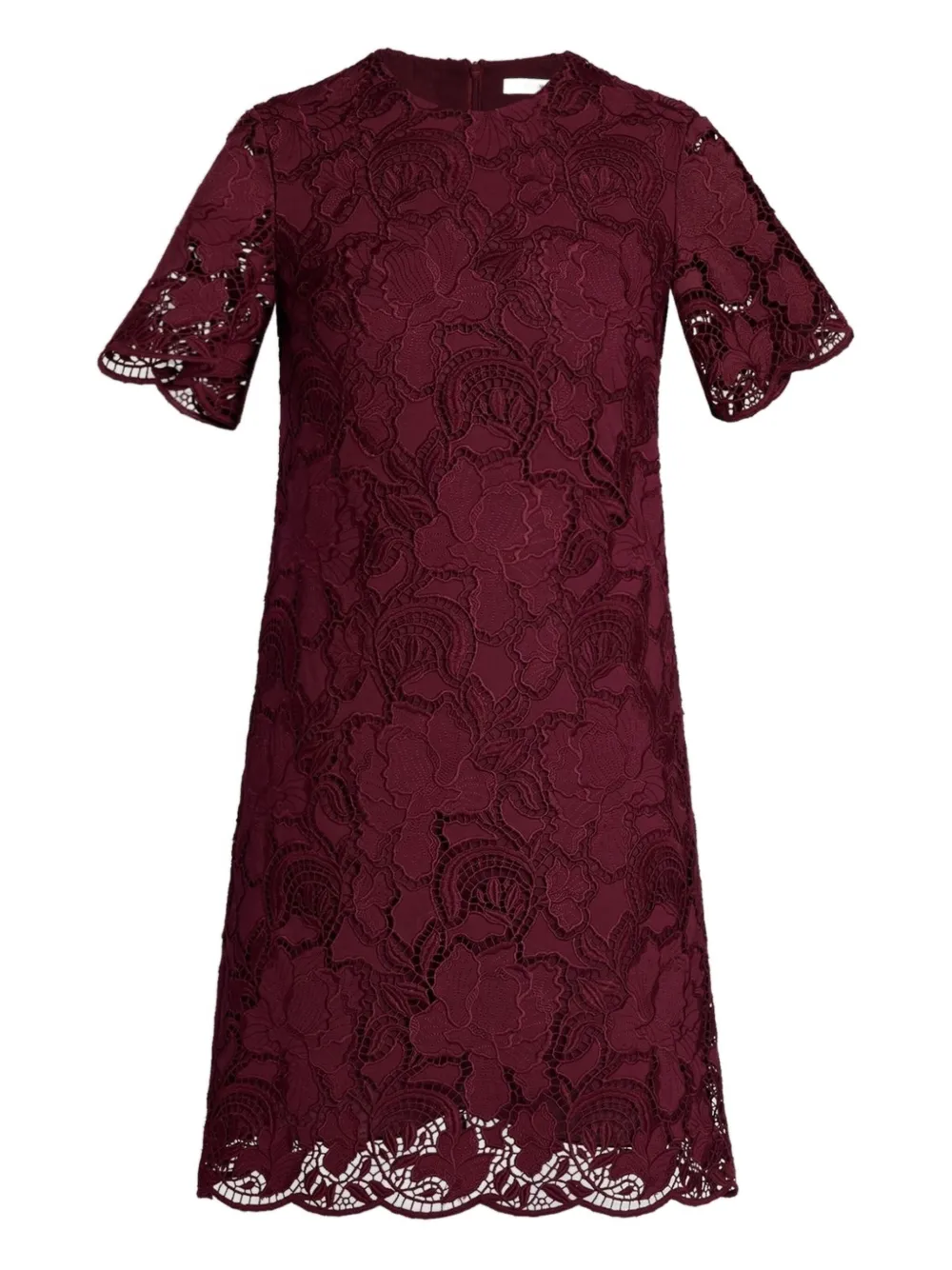 ERDEM Mini-jurk met bloemenkant Rood