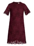 ERDEM floral-lace mini dress - Red