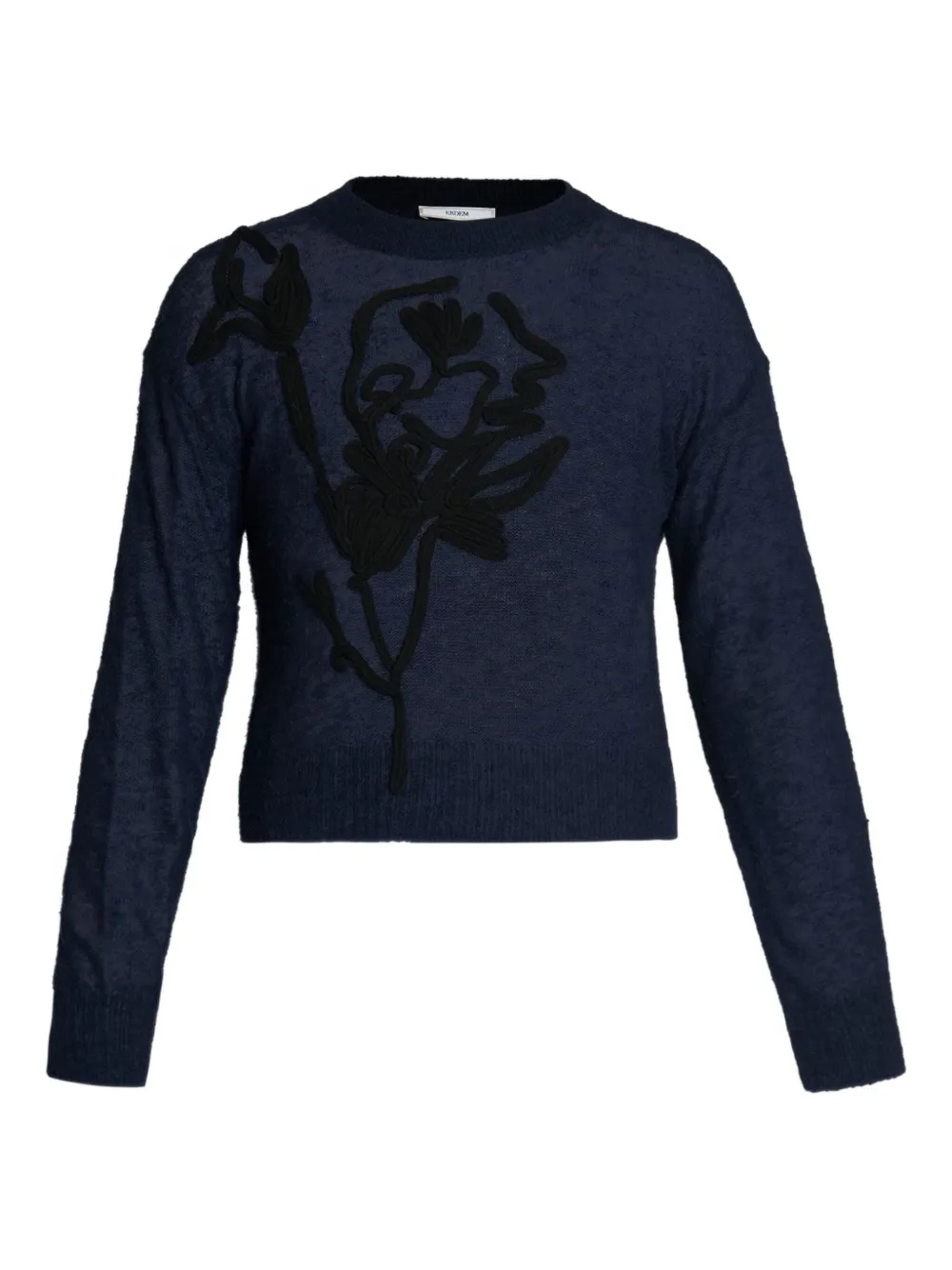 ERDEM Trui met ronde hals Blauw